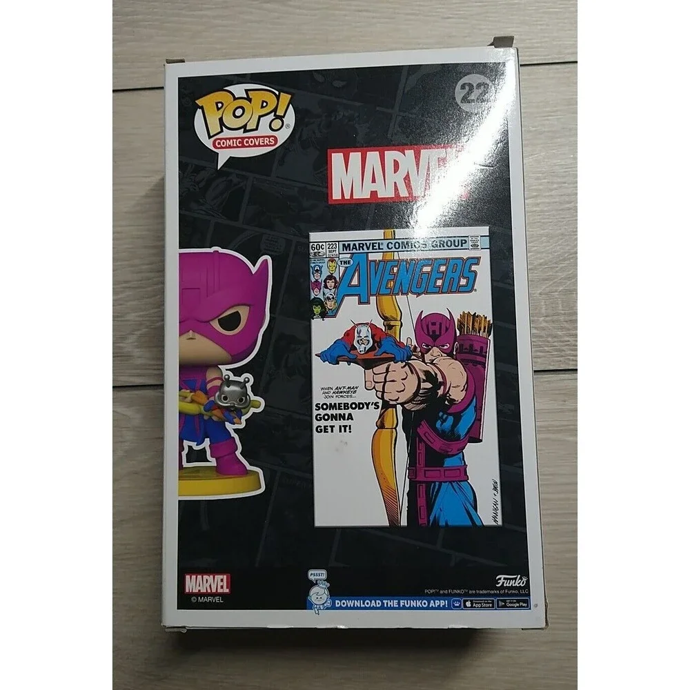 Funko Pop! Comic Covers Marvel #22 Hawkeye & Ant-Man Target Exclusive (New) - Picture 4 of 8